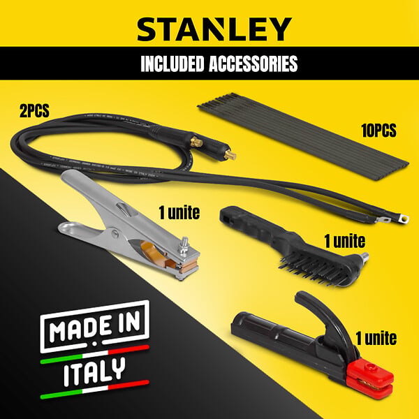 STANLEY - Poste à souder MMA Inverter 160A + Masque auto-assombrissant 11DIN - Stanley - large