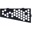 U-TILE - Etagère de douche en acier inox noir 26,2 x 12/7 cm x 2 mm - Rectangulaire design Hexagone - fixation sans perçage - vignette