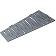 U-TILE - Etagère de douche en acier inox 26,2 x 12/7 cm x 2 mm - Rectangulaire design Tiger - fixation sans perçage - vignette