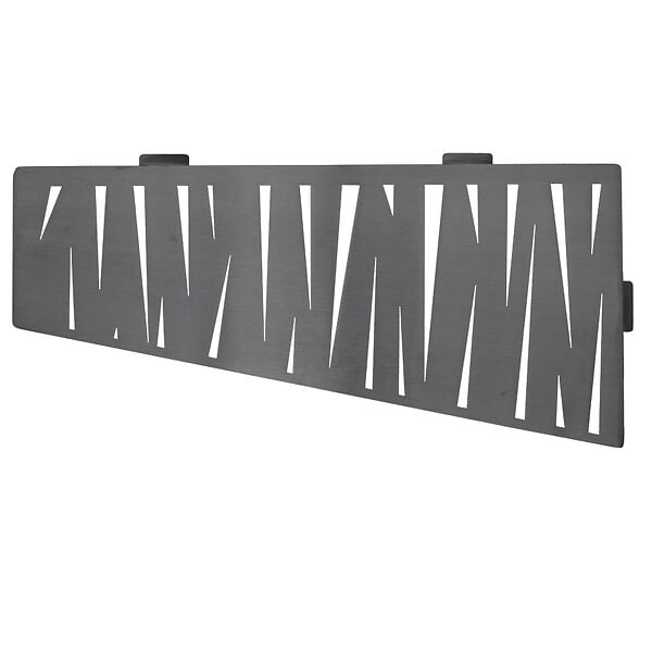 U-TILE - Etagère de douche en acier inox 26,2 x 12/7 cm x 2 mm - Rectangulaire design Tiger - fixation sans perçage - large