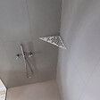 U-TILE - Etagère de douche en acier inox 20,4 x 20,4 cm x 2 mm - Triangulaire design Hexagone - fixation sans perçage - vignette