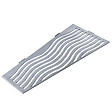 U-TILE - Etagère de douche en acier inox 26,2 x 12/7 cm x 2 mm - Rectangulaire design Aqua - fixation sans perçage - vignette