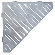 U-TILE - Etagère de douche en acier inox 20,4 x 20,4 cm x 2 mm - Pentagone design Tiger - fixation sans perçage - vignette