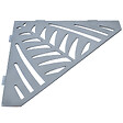 U-TILE - Etagère de douche en acier inox 20,4 x 20,4 cm x 2 mm - Pentagone design Jungle - fixation sans perçage - vignette