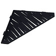 U-TILE - Etagère de douche en acier inox noir 20,4 x 20,4 cm x 2 mm - Pentagone design Tiger - fixation sans perçage - vignette