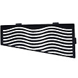 U-TILE - Etagère de douche en acier inox noir 26,2 x 12/7 cm x 2 mm - Rectangulaire design Aqua - fixation sans perçage - vignette