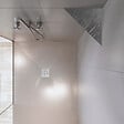 U-TILE - Etagère de douche en acier inox 20,4 x 20,4 cm x 2 mm - Triangulaire design Tiger - fixation sans perçage - vignette