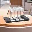 LUMISKY - 9 Lampes de table EMILY Blanc + base de chargement - vignette