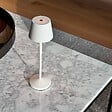 LUMISKY - 9 Lampes de table EMILY Blanc + base de chargement - vignette