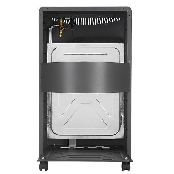 INTEC - Poele à gaz pliable 4,2KW Prêt à l'emploi avec Tuyau gaz + détendeur - Brûleur céramique Infrarouge - Piezo INTEC - large