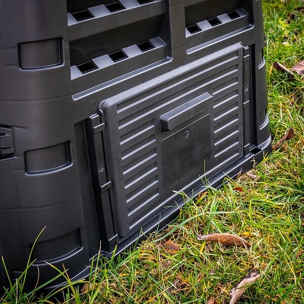 BRIXO - Composteur de jardin 740 Litres 93,3 X 93,3 X H113 cm KOMPOBOX BRIXO - large