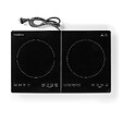 NEDIS - Plaque à Induction 2 Foyer - Sécurité Enfants - 3500 W - Noir - KAIP124CBK2 - vignette