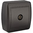 SOLERA - Prise TV en saillie - Noir graphite - Solera - vignette