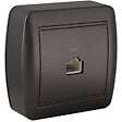 SOLERA - Prise RJ45 Cat 5 en saillie - Noir graphite - Solera - vignette