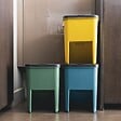 KITCHEN MOVE - 3 poubelle tri Sélectif BERGEN vert bleu jaune 3x20L - vignette