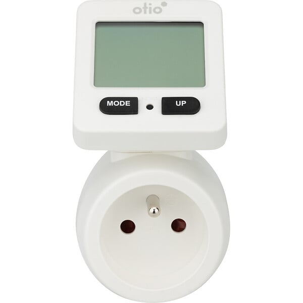 OTIO - Contrôleur de consommation électrique 4 indicateurs - Blanc - Otio - large