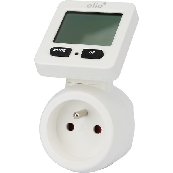 OTIO - Contrôleur de consommation électrique 4 indicateurs - Blanc - Otio - large