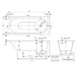 VILLEROY ET BOCH - Villeroy & Boch Libra Baignoire rectangulaire 1700 x 750 mm Blanc - vignette