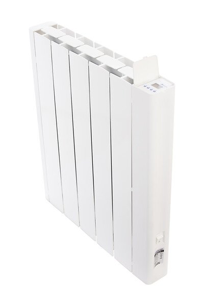 OPTIMEO - OPT-ORIBT-1000  Radiateur Électrique 1000W À Inertie Fluide Connecté Bluetooth Blanc - large