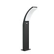 SLID - Borne lumineuse aluminium Curve Noire 12W - vignette