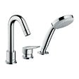 HANSGROHE - Robinetterie baignoire mitigeur Hansgrohe Logis - 3 trous - Pour montage sur bord de baignoire - vignette