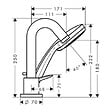 HANSGROHE - Robinetterie baignoire mitigeur Hansgrohe Logis - 3 trous - Pour montage sur bord de baignoire - vignette