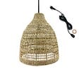 LUMISKY - Suspension Extérieure Herbe Marine Beige D50cm Câble 5m - vignette