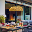 LUMISKY - Suspension HAVANA Extérieure Herbe Marine et Jute D75cm - vignette