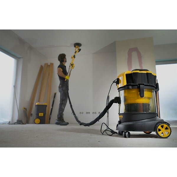 VITO - Aspirateur Plâtres Eau et Poussières 1200W Cuve 25L Professionnel Chantier Atelier VITO - large