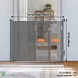 VOUNOT - Barriere de securite retractable HAUTE 180x96cm gris - vignette