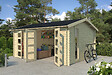 LASITAMAJA - Abri bois Carroz 2 -28 mm - surface utile 15,96 m2 - vignette