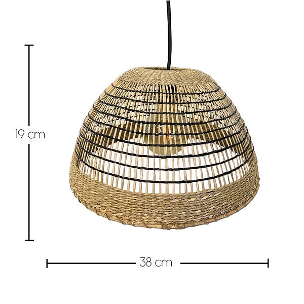 LUMISKY - Suspension solaire bohème CESARE SOLAR H19cm - large