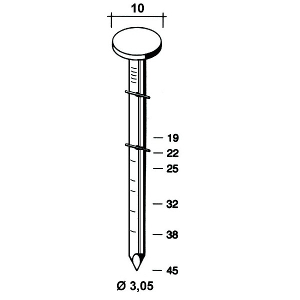 ALSAFIX - Cloueur pneumatique Alsafix C31/45 P2 capacité 120 pointes roofing 19-45mm dans un coffret - large