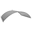 MCCOVER - Auvent de porte Marquise Marine haute résistance – Livraison offerte - stucture - Aluminium, L.- 120 cm, Profondeur totale - 90 cm - vignette