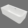 VILLEROY ET BOCH - Villeroy & Boch Loop & Friends Baignoire murale pour installation en angle à gauche SQUARE 1800 x 800 mm Blanc - vignette
