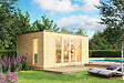 LASITAMAJA - Abri bois Palermo 2 - 28 mm - surface utile 13,08m2 - vignette