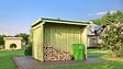 WEKA - Abri de jardin en bois 607 A - Gris - L.288xP.199cm - vignette