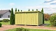 WEKA - Abri  bois Weka 607 Variante 4_  couverture PVC gris_ 11,20m² - vignette