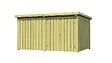 WEKA - Abri  bois Weka 607 Variante 4_  couverture PVC gris_ 11,20m² - vignette