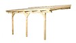 WEKA - Carport Bois Adossé Weka 671 T2_toit pvc_ - vignette