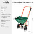 TECTAKE - Epandeur 25 L vert - vignette