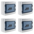 ZENITECH - Lot de 4 coffrets étanches IP65 8 modules + accessoires - Zenitech - vignette