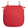 GO/ON - Galette de chaise Enaya - Rouge - 39x39cm - vignette