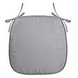 GO/ON - Galette de chaise Enaya - Grise - 39x39cm - vignette