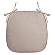 GO/ON - Galette de chaise Enaya - Taupe - 39x39cm - vignette
