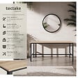 TECTAKE - 2 bancs Fairfield Bois clair industriel, Chêne Sonoma - vignette
