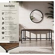 TECTAKE - 2 bancs Fairfield Bois foncé industriel, rustique - vignette