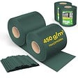 VOUNOT - Brise vue occultant PVC 450g/m2 19cm x 140m Vert - vignette