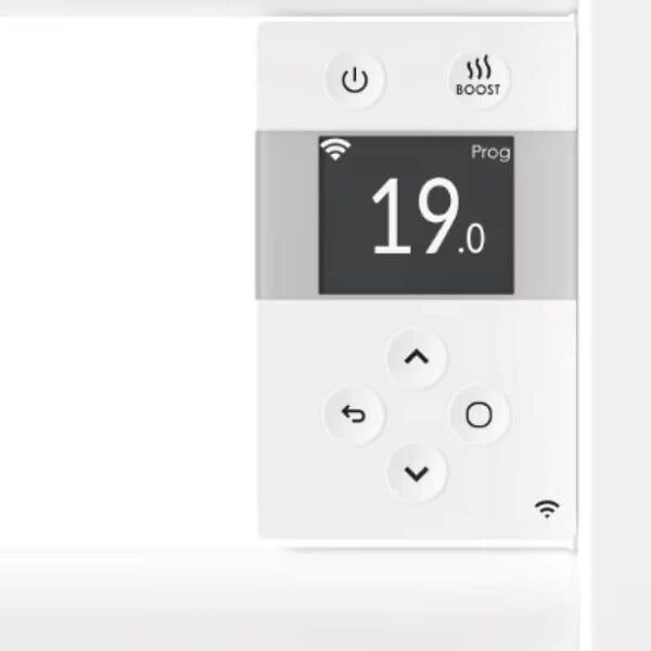 THERMOR - Sèche-serviettes électrique connecté Riva 5 - 1000W - Sans soufflerie - Blanc - large