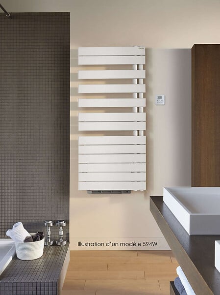 ACOVA - Radiateur sèche-serviettes FASSANE SPA+AIR soufflant asymétrique 429 W - ACOVA - FR081-055IFS - large